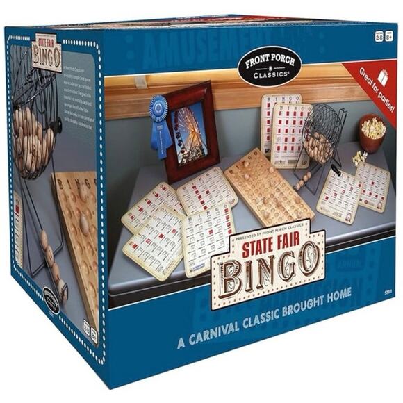 Front Porch Classics Bingo Deluxe Edition Craftsmanship vintage Retro-Style - Picture 2 of 6